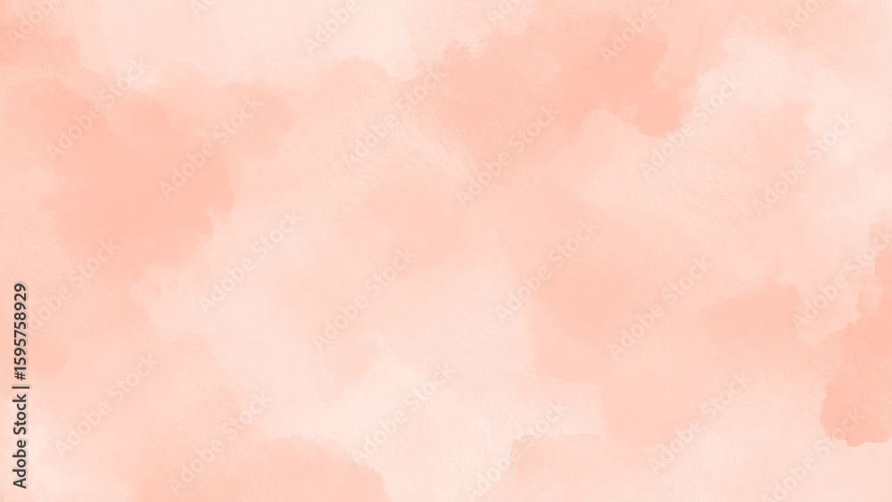 Fototapeta premium Cool Wallpapers - Pastel peach watercolor background with soft, blended texture