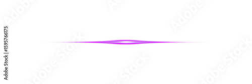 Horizontal Lens purple Flare Effects / Laser beam Effect / Transparent background PNG 