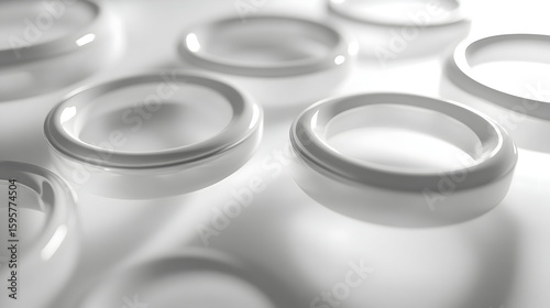 white plastic bottles