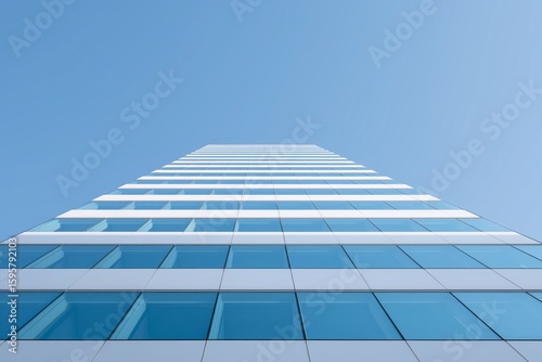 A striking architectural shot of a modern building's facade, creating a geometric pattern of windows. An ideal abstract background.