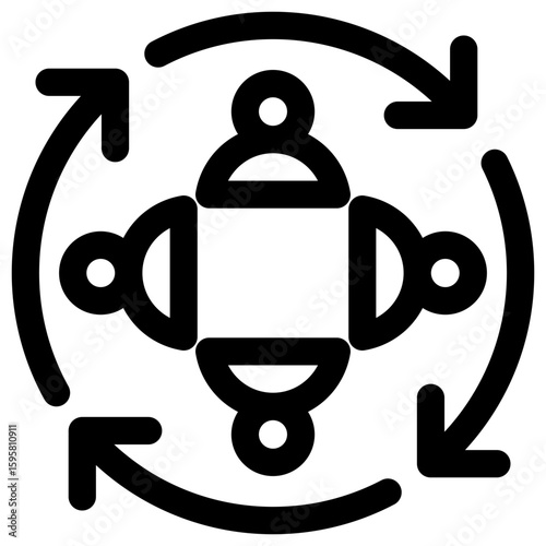 Collaboration Outline Icon