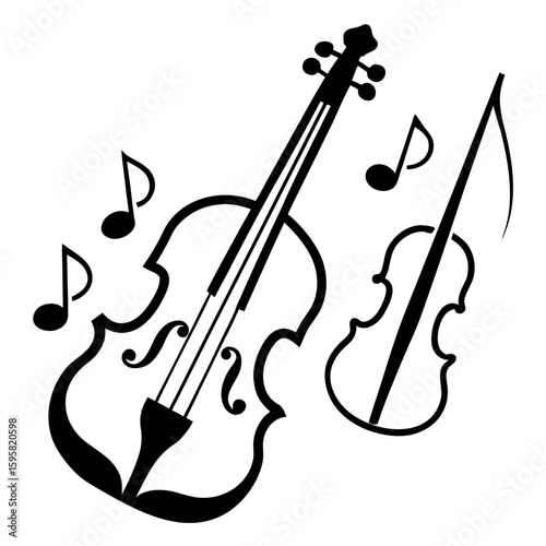 violin with bow