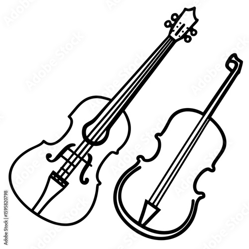 musical instruments vector
