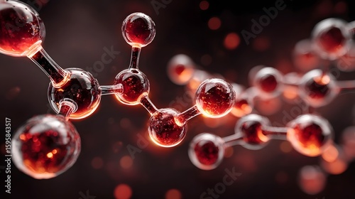 Molecular of the resveratrol compound from red wine