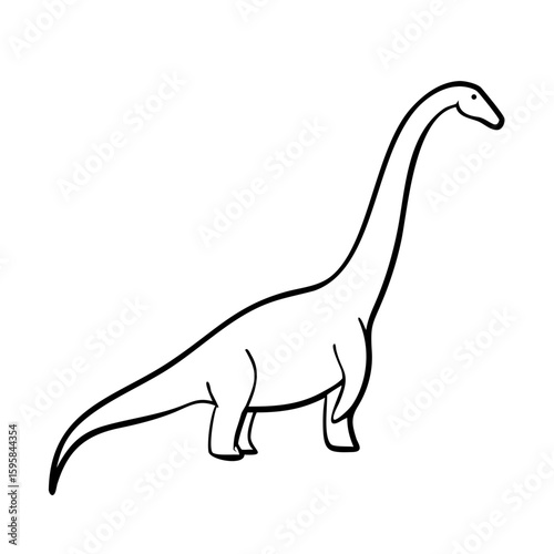 Dinosaur Minimal Vector Pictogram
