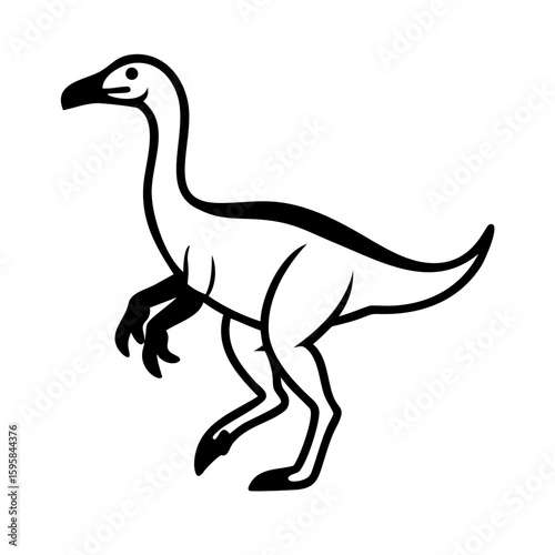 Dinosaur Minimal Vector Pictogram
