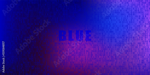 pink and Blue vector glossy abstract cover. A vague abstract illustration with gradient. The template can be used as a background of a cell phone.