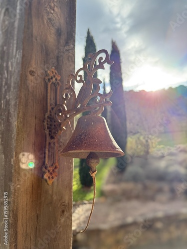 old bell on the wall
