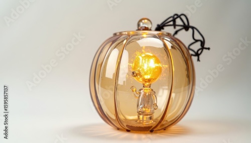 glass vase on a white background
