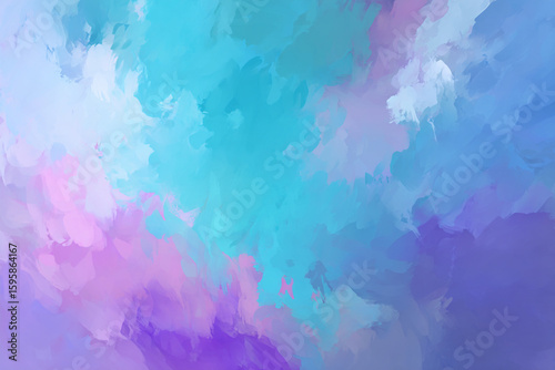 Abstract Flow of Soft Colors