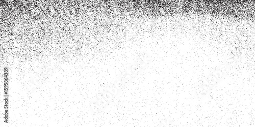 black grunge Texture on White Background . Modern Vector Art . Old Paper Effect with Comic Texture . Abstract Wall Design . Grunge Comic Texture Overlay . Vintage Paper Look	

