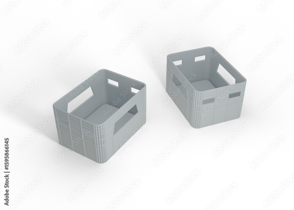 Obraz premium Basket Mockup for Storage Branding and Product Design 