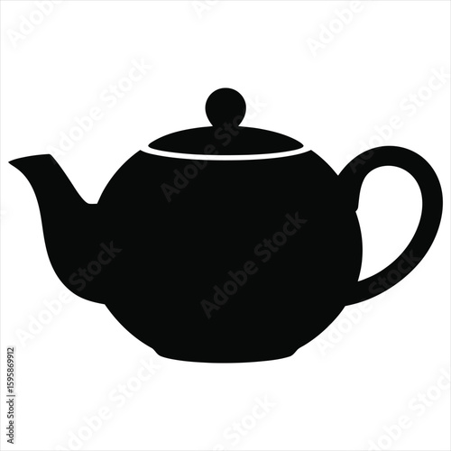 teapot isolated on white