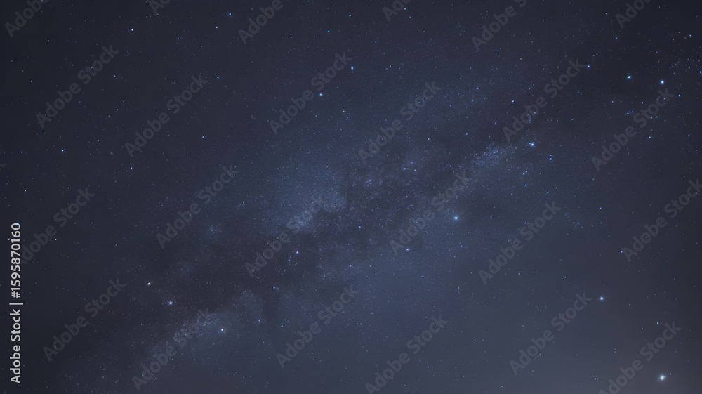 Fototapeta premium Stunning Starry Night Sky with Milky Way – Deep Space Background