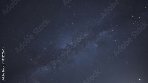 Stunning Starry Night Sky with Milky Way – Deep Space Background