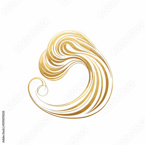 Elegant Beauty Salon Icon Vector