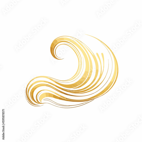 Flowing Hair Luxury Logo