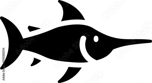 Swordfish Glyph Icon