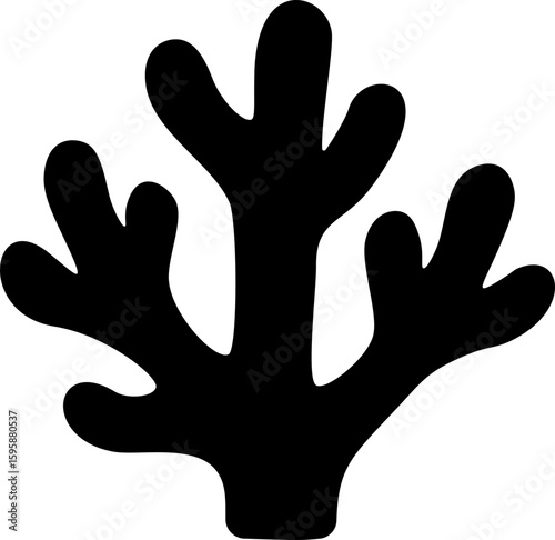 Coral Glyph Icon