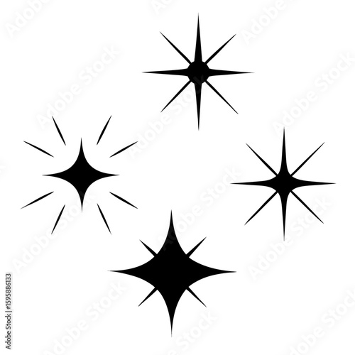 Wallpaper Mural black and white star Torontodigital.ca