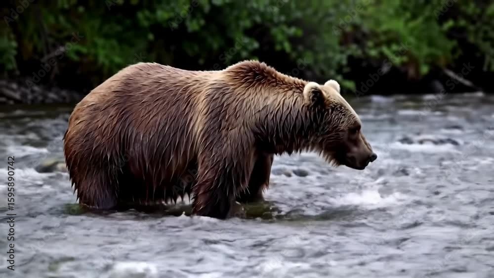 brown bear in the lake brown bear in the lake
