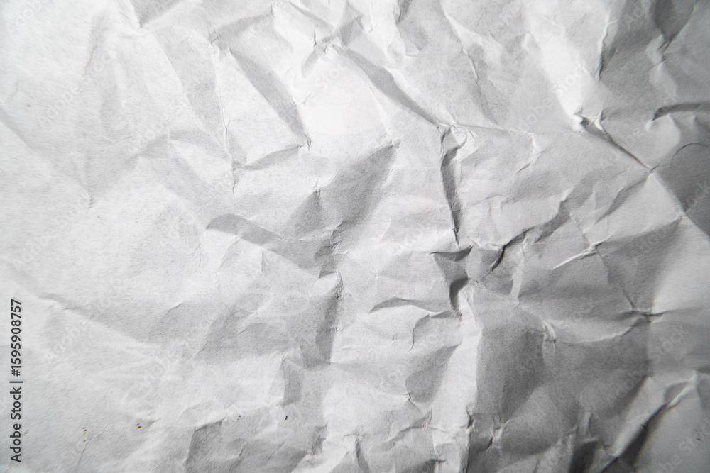 Fototapeta premium crumpled white paper texture
