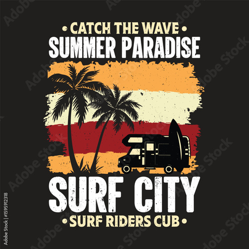 catch the wave summer pradise surf city surf riders cub