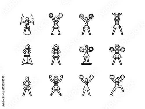 Cheerleading Spirit Strength Teamwork Energy Skills Passion Fun
