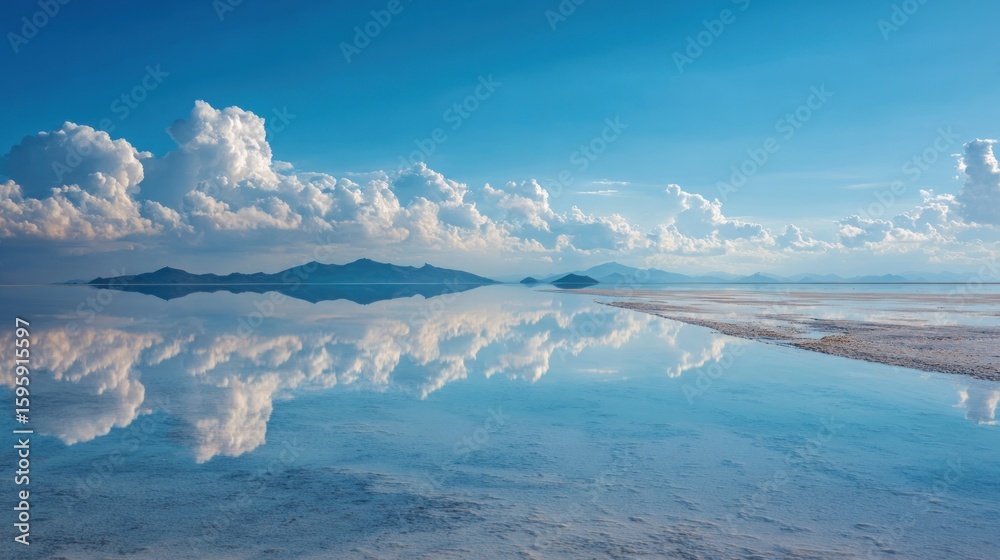 Obraz premium Serene lake reflection