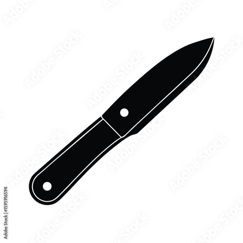utility knife on white background