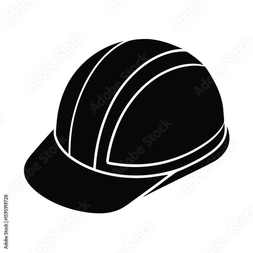 construction helmet vector illustration