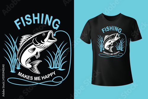 fishing t-shirt vector design vintage t shirt design for man