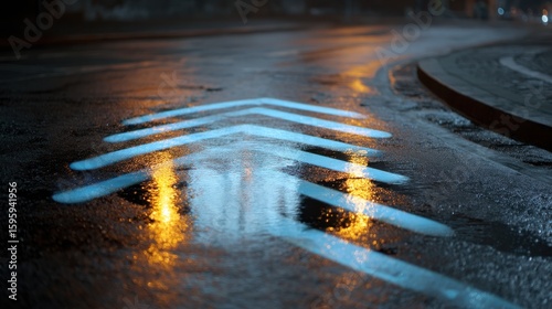 Holo Traffic Projections on Neon‑Glowing Pavement