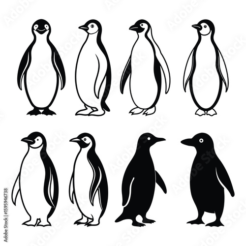 Stylized Penguins.