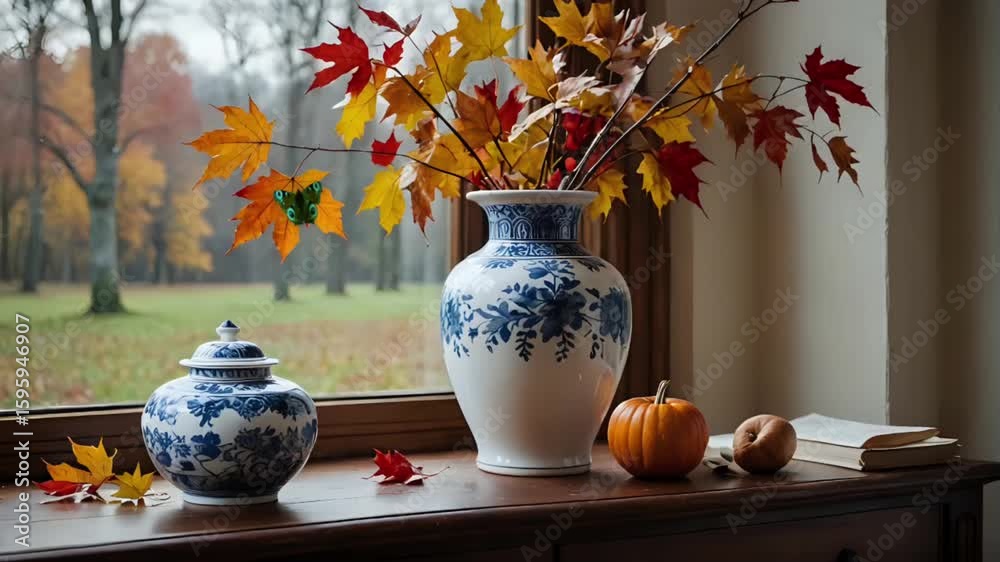still life with flowers Seamless looping 4k time-lapse animation video background 