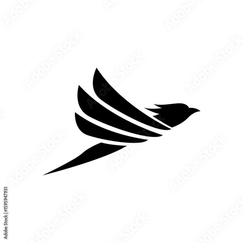 Eagle icon. Bird symbol. Logo for web site design and mobile app