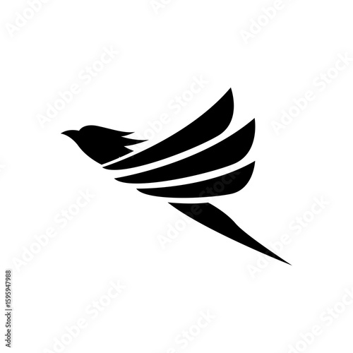 Eagle icon. Bird symbol. Logo for web site design and mobile app