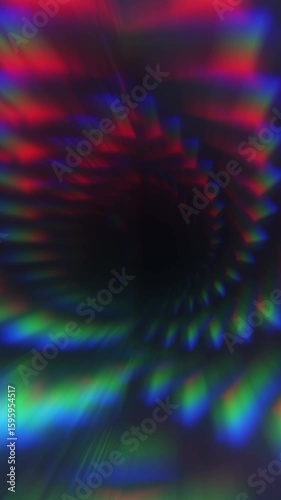 Abstract animated tunnel. Background