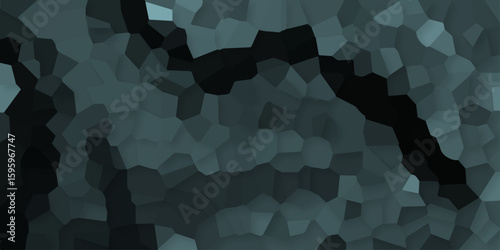Beautiful crystallized black background. abstract light colorful stone with shadow pattern. modern wallpaper, trendy simple minimal geometric pastel background vector abstract mosaic backdrop.
