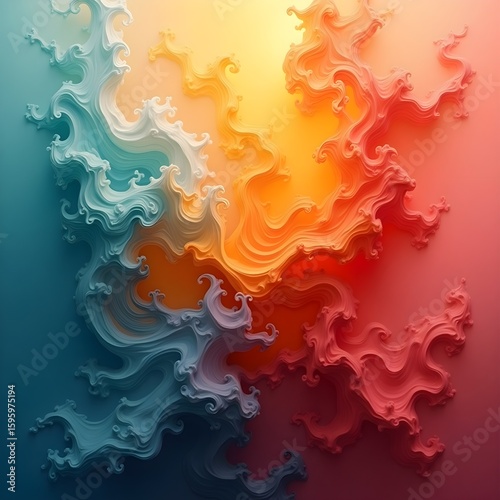 red and yellow background