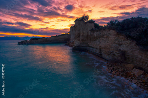 Fototapeta Naklejka Na Ścianę i Meble -  wonderful summer view, spectacular nature scene in Greece, Corfu island, Sidari resort, canal D Amour, Greece, Europe ...exclusive - this image is sell only on Adobe stock