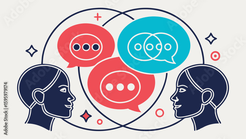 Two Profiles in Dialogue Communication and Conversation Concept.
