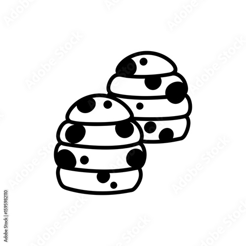 Hives Round Spots Icon for Skin Conditions and Allergic Reactions