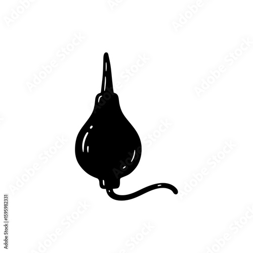 Enema Bulb with Nozzle for Medical Use
