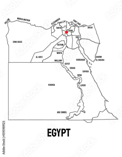 Egypt Map 