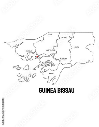 Guinea Bissau Map