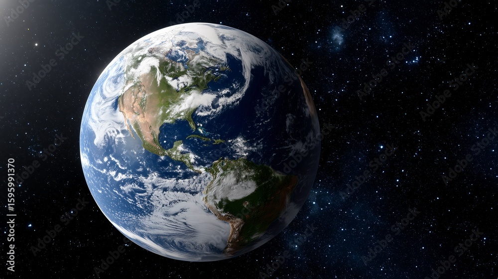 Obraz premium planet Earth seen from outer space