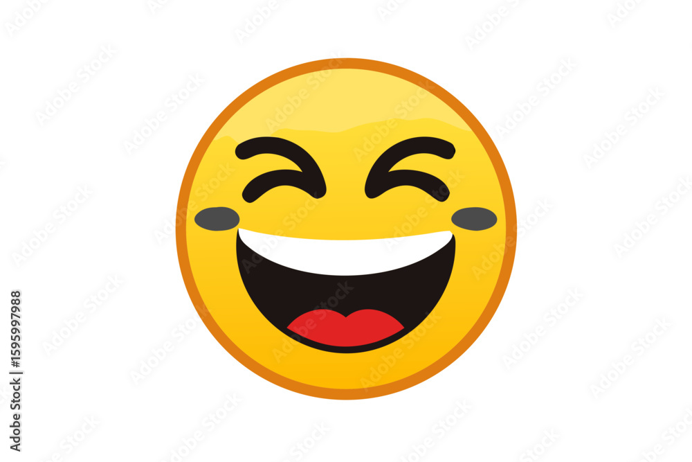 Fototapeta premium Laughing smiley