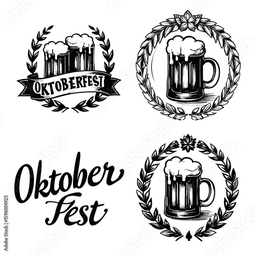 Oktoberfest Silhouette Vector