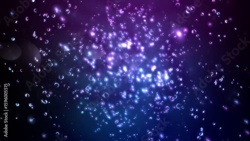 Abstract background of bubbles. Abstract background